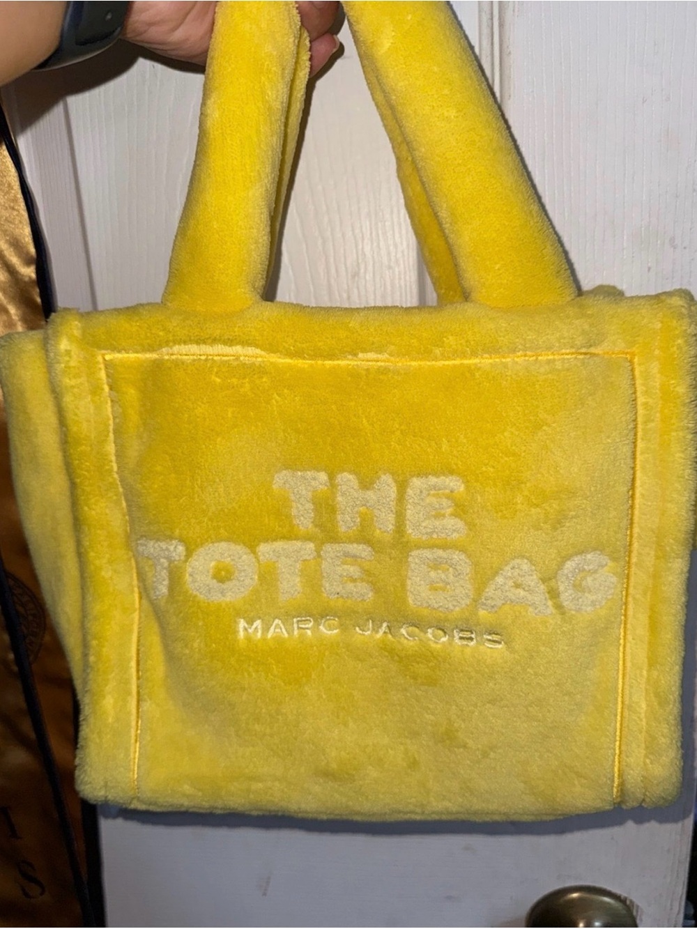 Marc Jacobs Yellow Plush 'The Tote Bag' Women's Tote